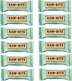 Raw Bite Protein Peanut 600g (12x50g)