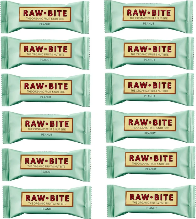 Raw Bite Protein Peanut 600g (12x50g)