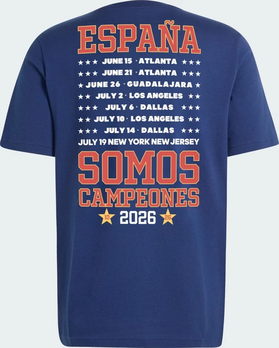adidas FIFA WM 2026 Spanien Winner Auswärts Shirt kurzarm dark blue (Junior)