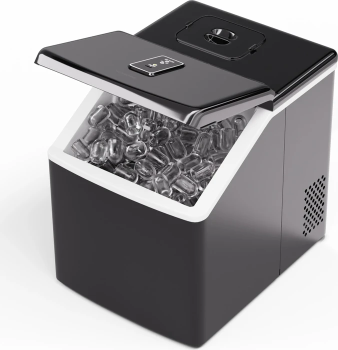 Klarstein Clearcube Eiswürfelbereiter schwarz