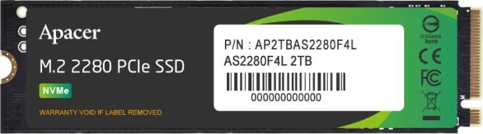 Apacer AS2280F4L 2TB, M.2 2280 / M-Key / PCIe 5.0 x4