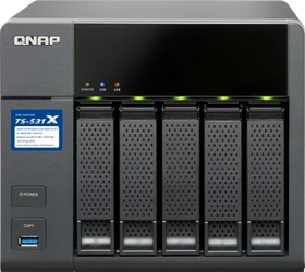 QNAP Turbo Station TS-531X-2G, 2GB RAM, 2x SFP+ 10Gb/s, 2x RJ-45 1000Base-T
