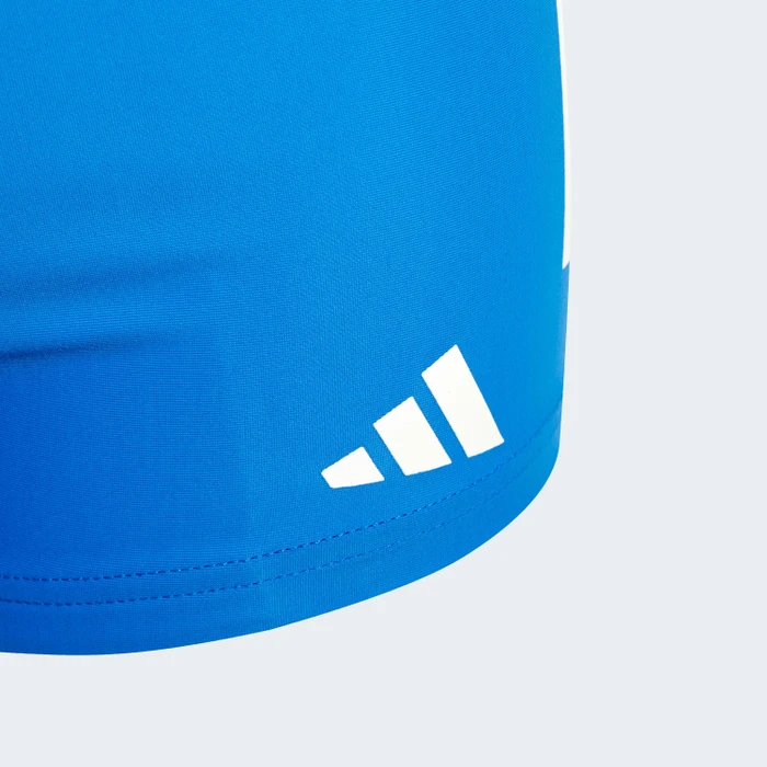 adidas 3-Streifen Boxer Badehose bright royal/white (Junior)