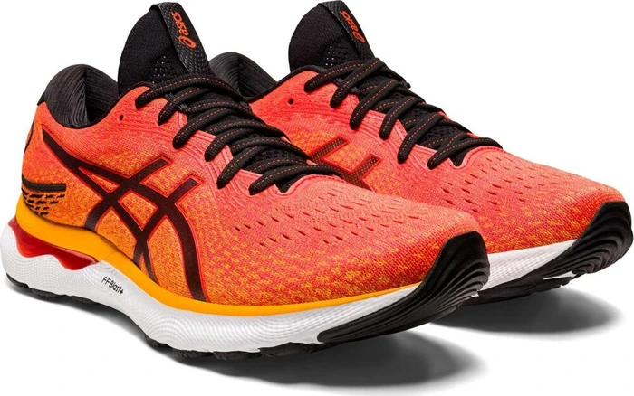 Asics Gel-Nimbus 24 cherry tomato/black (Herren)