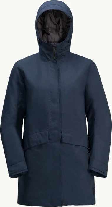 Jack Wolfskin Tempelhof Funktionsmantel night blue (Damen)