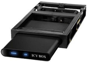 RaidSonic Icy Box IB-266STUSD-B, USB 2.0 Micro-B/eSATA