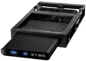 RaidSonic Icy Box IB-266STUSD-B, USB 2.0 Micro-B/eSATA