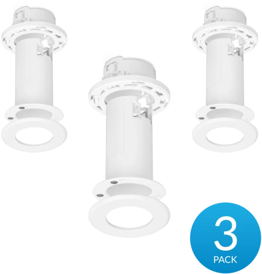 Ubiquiti Recessed Ceiling Mount für UniFi AP FlexHD, Halterung, 3er-Pack