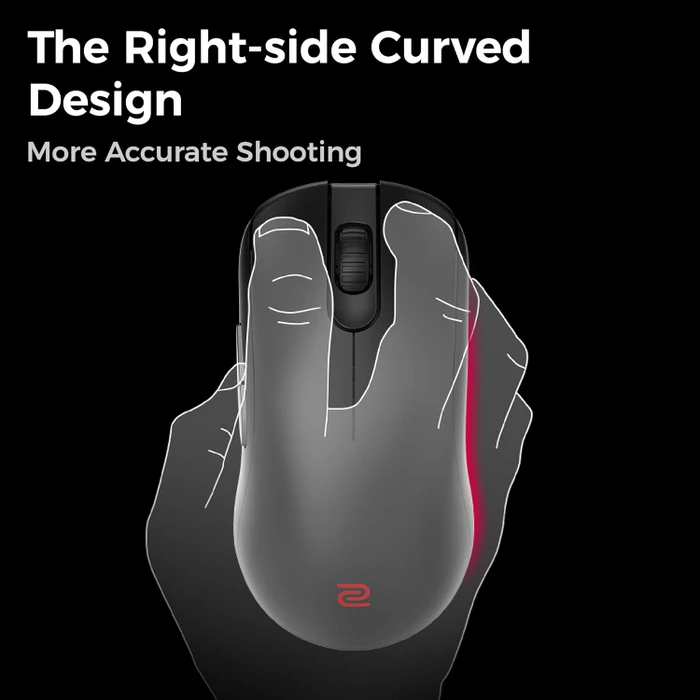 BenQ Zowie FK2-DW 4K Wireless mit Ladestation, schwarz, USB