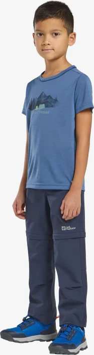 Jack Wolfskin Hiking Graphic Funktionsshirt kurzarm evening sky (Junior)