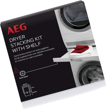 AEG Electrolux SKP11 Wasch-Trocken-Säule Verbindungssatz mit Auszug weiß