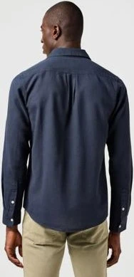 Wrangler Regular 1 Pocket Hemd langarm dark navy (Herren)