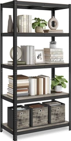 Songmics Schwerlastregal 100x200x50cm schwarz