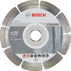 Bosch Professional Standard for Concrete Diamanttrennscheibe, 150x2x22.23mm, 10 Stück