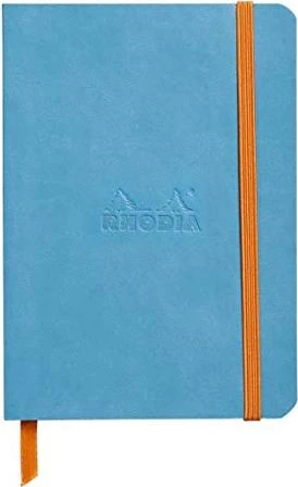 Rhodia Rhodiarama Notizbuch, A6, punktiert, Softcover, türkis, 72 Blatt