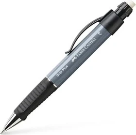 Faber-Castell Grip Plus Druckbleistift 0.7mm graphit, grau, Radierer