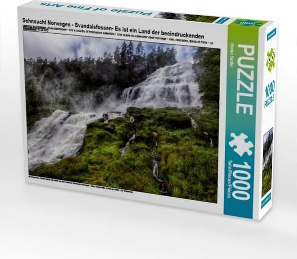 Calvendo Sehnsucht Norwegen - Svandalsfossen- Es ist ein Land der beeindruckenden Wasserfälle