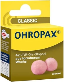 Ohropax Classic Wachs Vor-Ohrstöpsel, 4 Stück