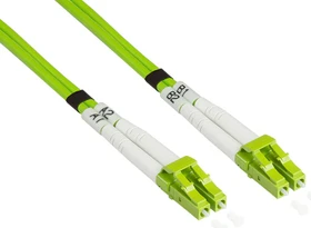 Good Connections LWL Duplex Kabel, OM5, 2x LC Stecker/2x LC Stecker, 30m, grün