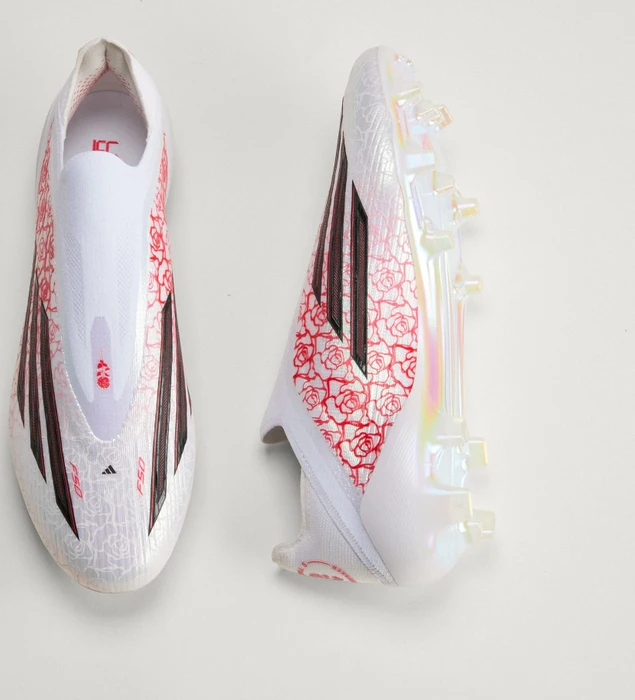 adidas F50 Elite Lamine Yamal Laceless FG cloud white/core black/lucid red