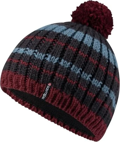 Trollkids Hafjell Bobble Mütze chestnut (Junior)