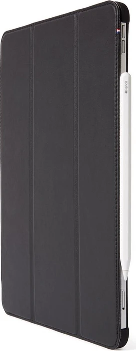Decoded Leder Slim Cover für iPad Pro 12.9" 2018, schwarz