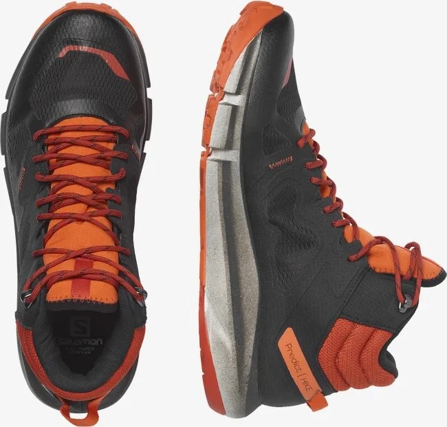 Salomon Predict Hike Mid GTX black/burnt ochre/vibrant orange (Herren)