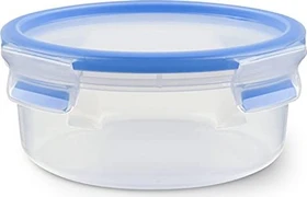 Emsa Clip&Close rund Aufbewahrungsbehälter 850ml blau