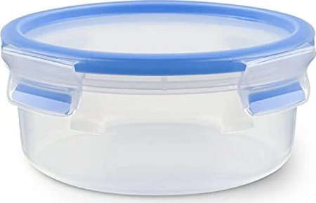 Emsa Clip&Close rund Aufbewahrungsbehälter 850ml blau