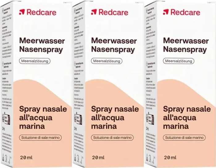 Redcare Meerwasser Nasenspray, 60ml (3x 20ml)