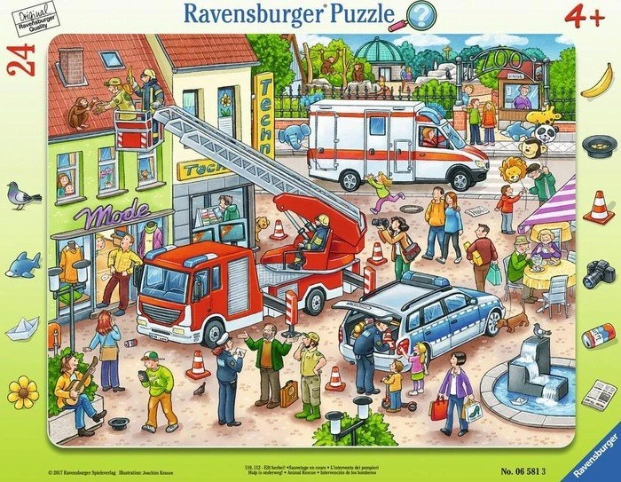 Ravensburger Puzzle 110, 112 Eilt herbei!