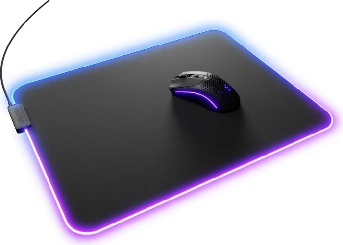 Glorious GMP 2 GLED RGB Gaming Mauspad XL, 465x355mm, schwarz