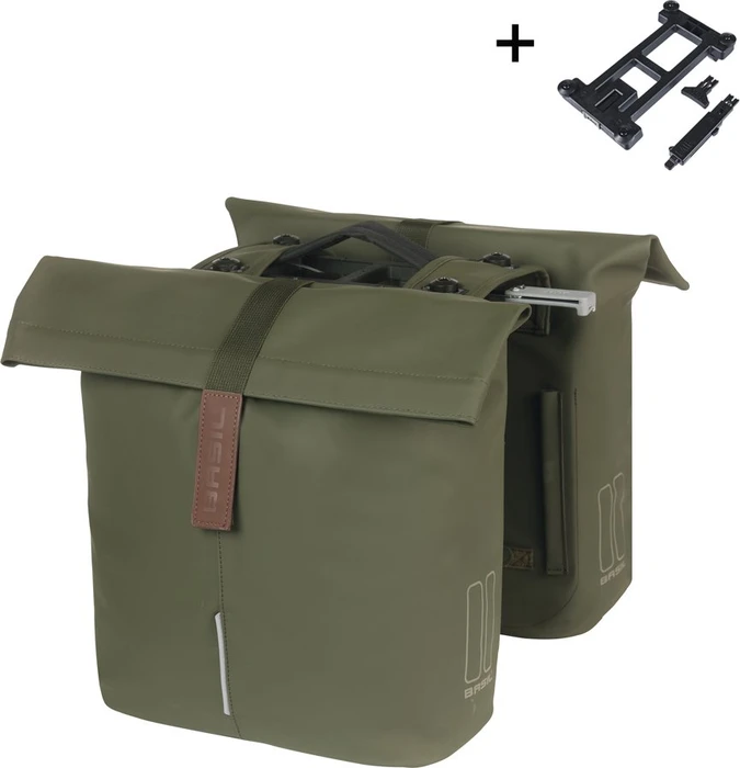 Basil City Doppeltasche Gepäcktasche