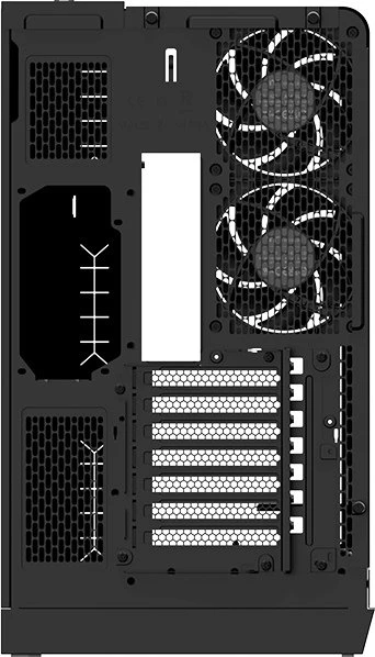 Thermaltake View 390 TG Black, schwarz, Glasfenster