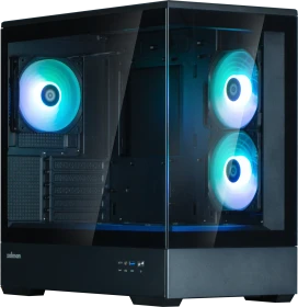 Zalman P30 [V2] Black, schwarz, Glasfenster