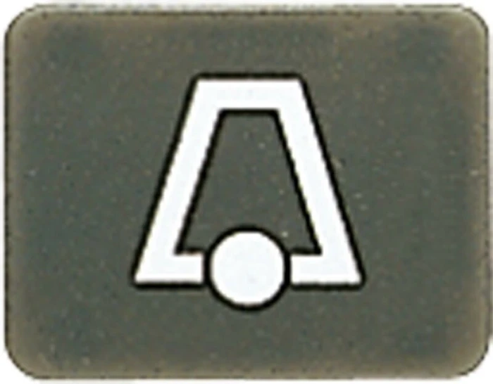 Jung WG 800 Kalotte mit Symbol lichtdurchlässig, anthrazit