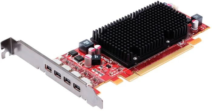 ATI FirePro 2460 passiv, 512MB DDR3, 4x mDP
