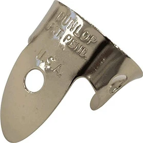 Dunlop Nickel Silver Finger & Thumbpicks, .025", 5-Pack