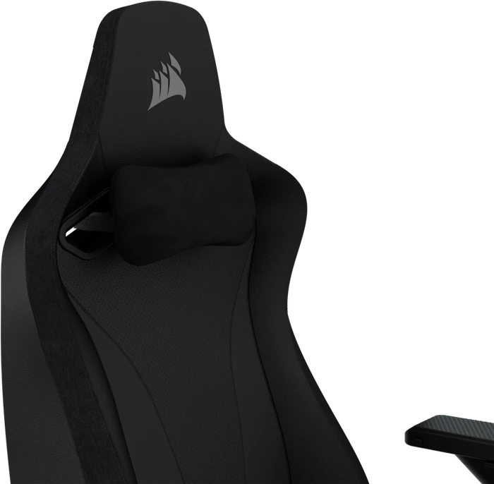 Corsair TC200 Plush Leatherette Gamingstuhl, schwarz