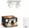 Philips Hue White Ambiance Buckram 4-flammig weiß Vorschaubild