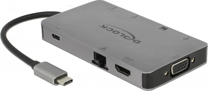DeLOCK USB Type-C Dockingstation 4K, USB-C 3.0 [Stecker]