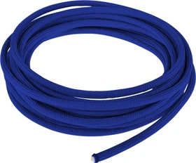 Alphacool AlphaCord Sleeve 4mm Gewebeschlauch für Rundkabel, Gewebeschlauch, 3.3m, Dunkelblau