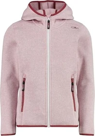 CMP Knit-Tech Meliert Fleece Jacke dawn pink/bianco (Junior)