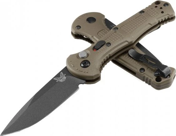 Benchmade Mini Claymore Taschenmesser ranger green grivory