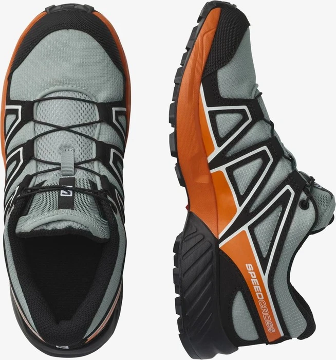 Salomon Speedcross wrought iron/black/vibrant orange (Junior)
