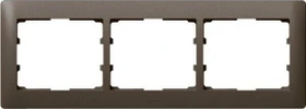 Legrand Galea Life Rahmen 3-fach waagrecht, dark bronze