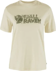 Fjällräven Lush Logo Funktionsshirt kurzarm chalk white (Damen)