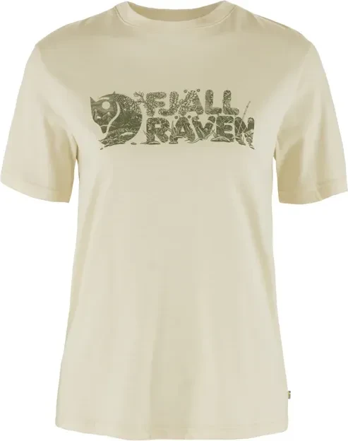 Fjällräven Lush Logo Funktionsshirt kurzarm chalk white (Damen)