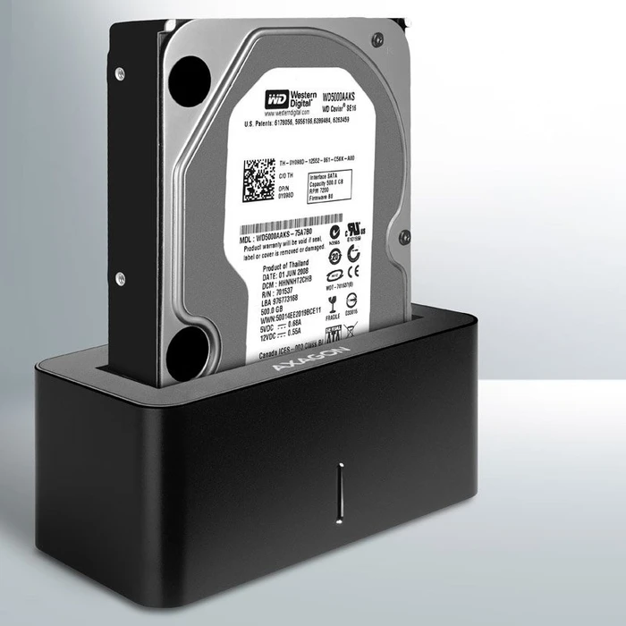 Axagon Compact Dock, 2.5"/3.5", USB 3.0 Micro-B