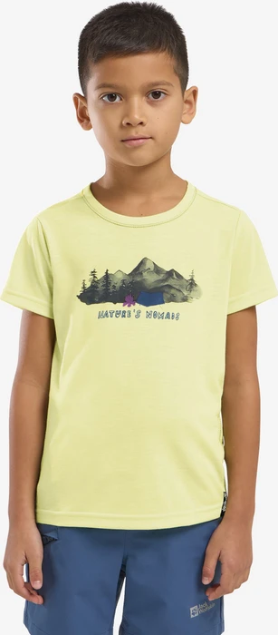 Jack Wolfskin Hiking Graphic Funktionsshirt kurzarm daisy (Junior)